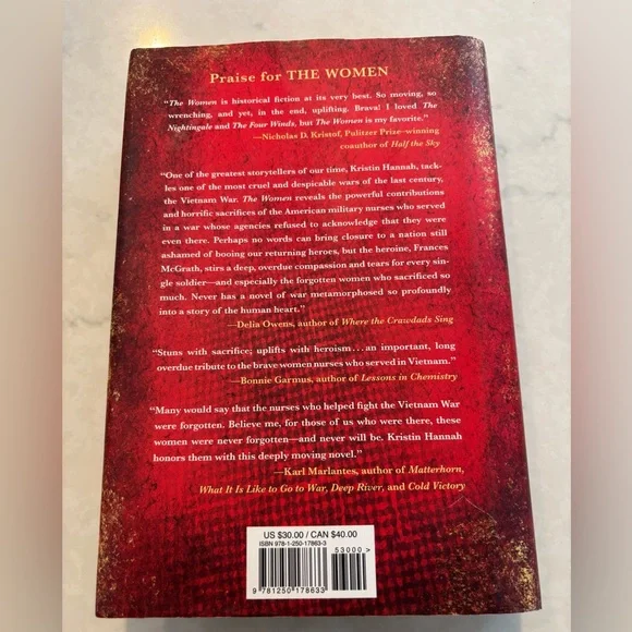 'The Women' by Kristin Hannah, Contemporary Fiction Novel - Picture 2 of 5